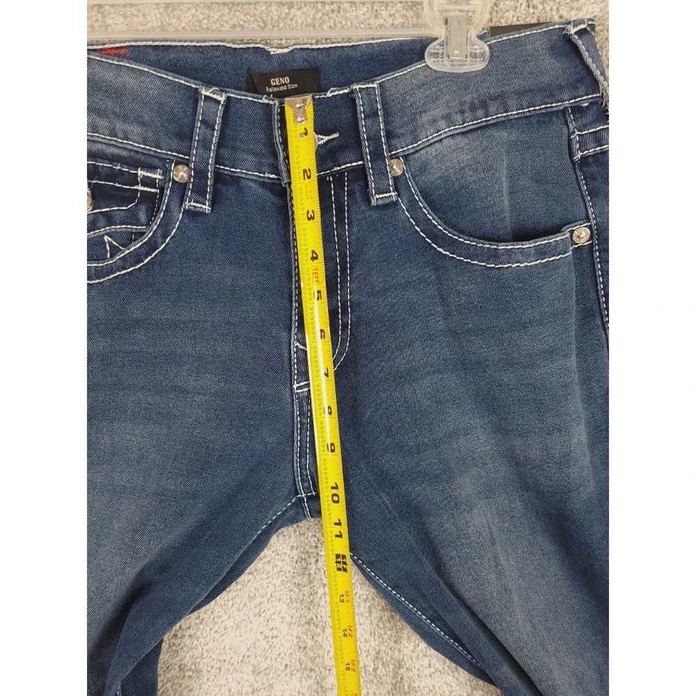 True Religion 32x32 Geno Big T Flap 5 Pockets Design 70045 Jeans NEW $199